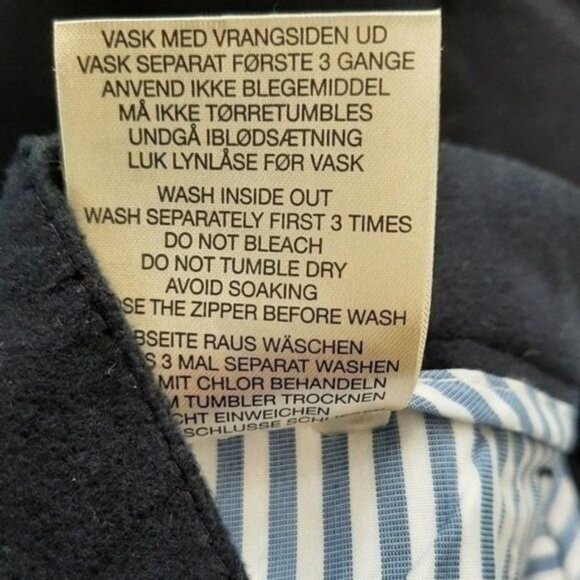 LAKSEN Scotland \ NWOT Broadland Moleskin Pants Thick Trouser Navy Blue Women's - Picture 9 of 11